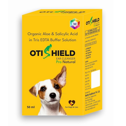 OtiShield Pro Natural Ear Cleanser for Dogs and Cats | 50 ml