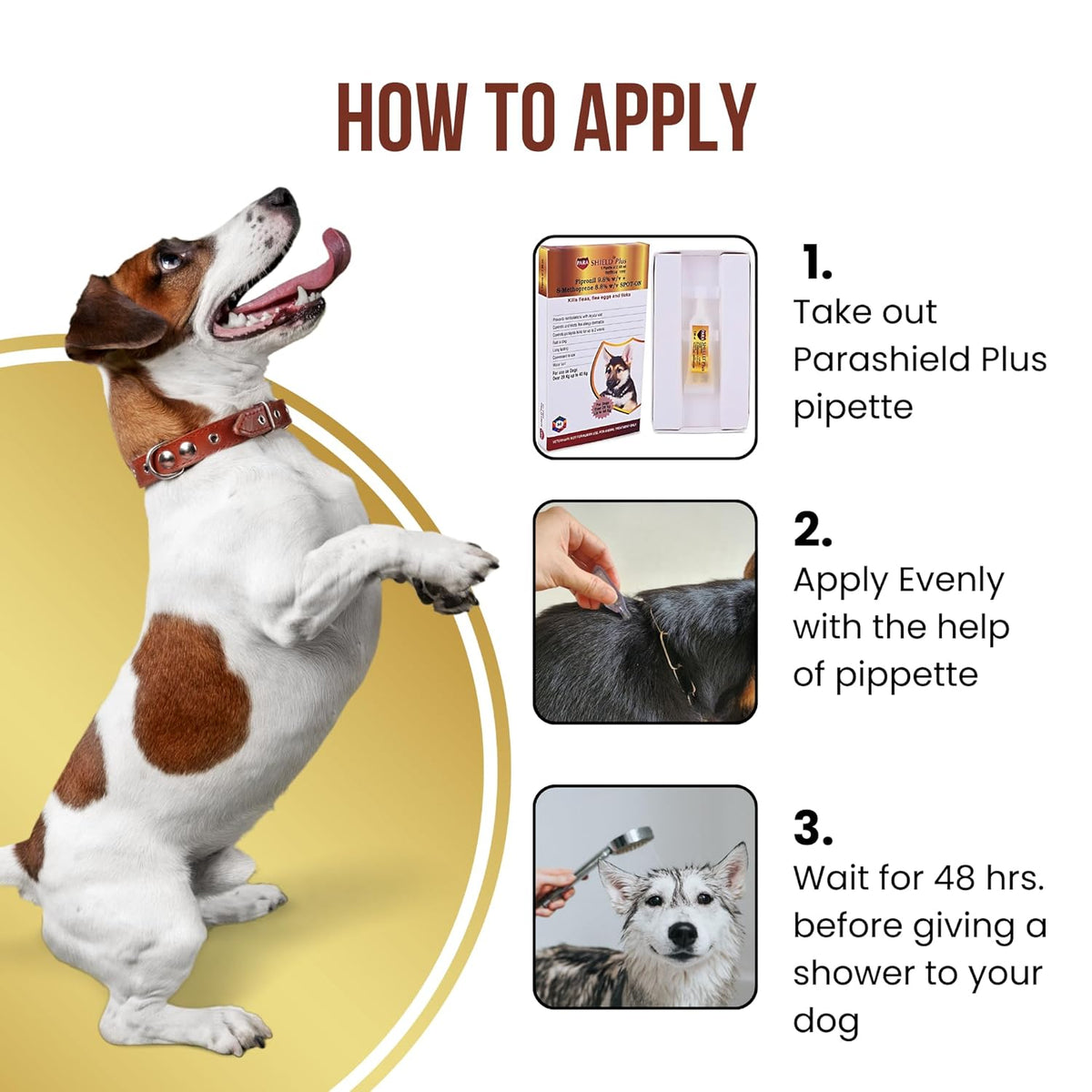 Parashield Plus Spot On Treatment for Dogs 20-40 kg (Pack of 2)