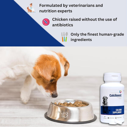 Dog Calcium Tablets – 60 Count