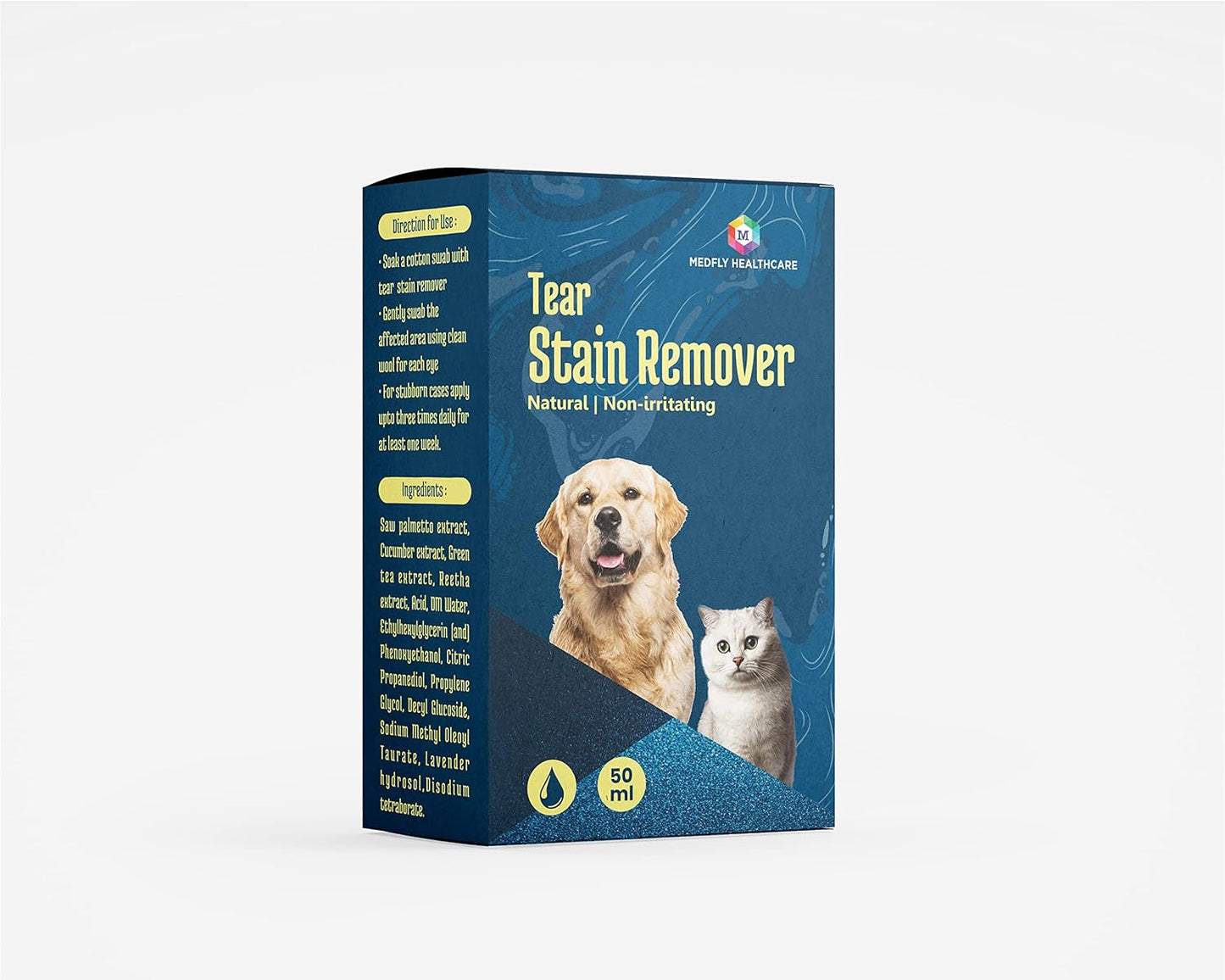 VisioNex Tear Stain Remover for Dogs & Cats | 50ml