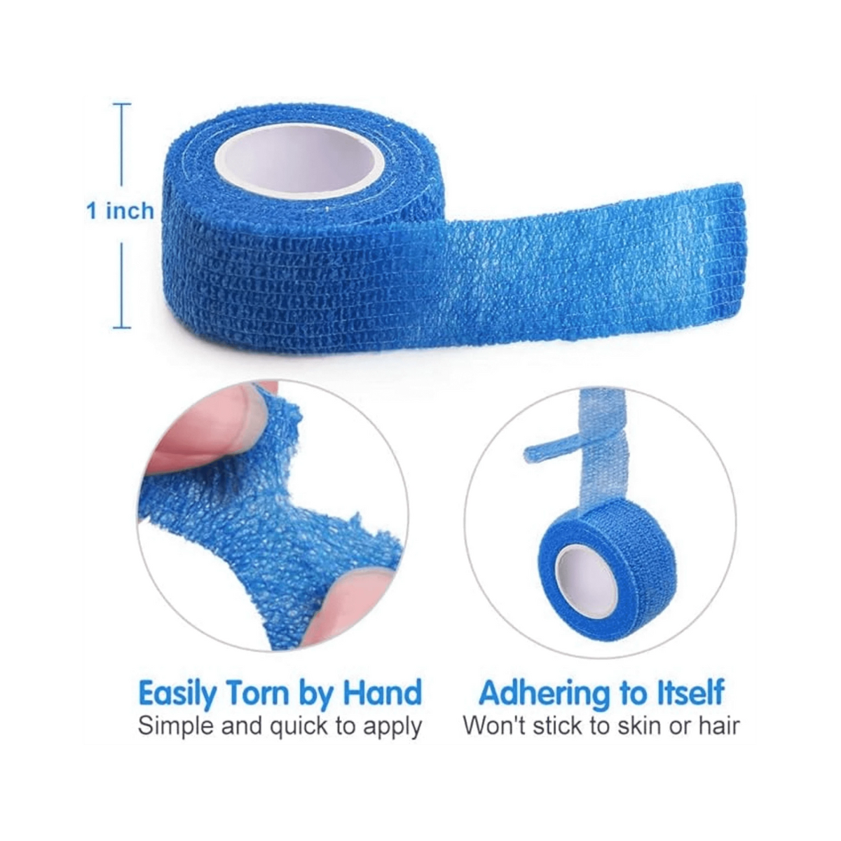 A-Tape Cohesive Bandage for Dogs and Cats, Large, 4.5m x 7 - Animeal