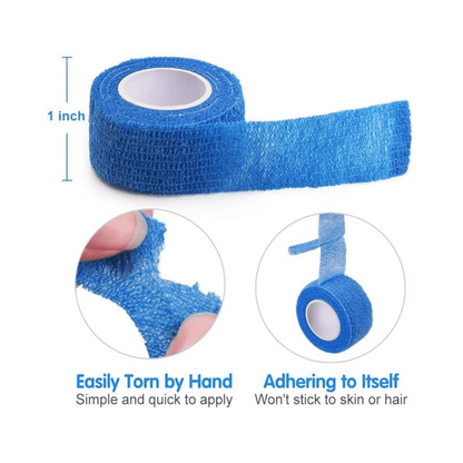 A-Tape Cohesive Bandage for Dogs and Cats, Large, 4.5m x 7 - Animeal