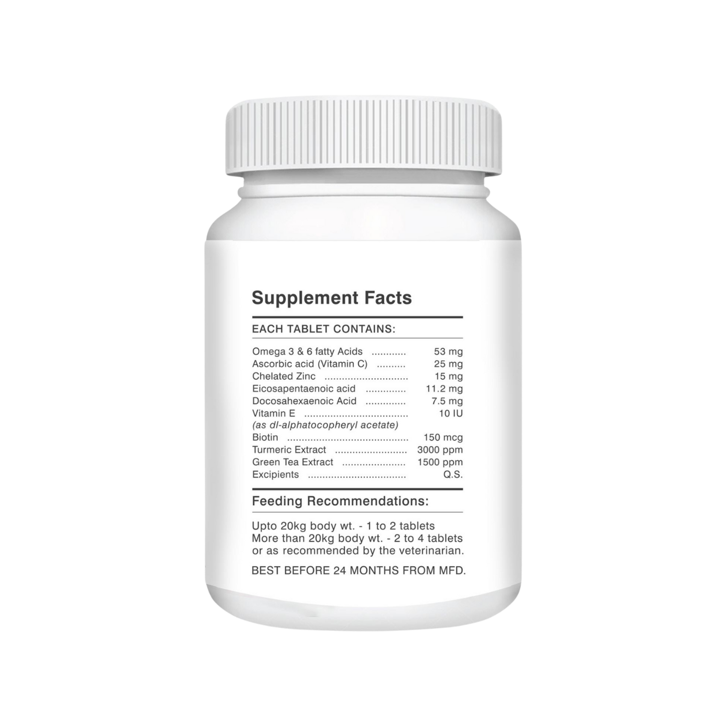 ABSOLUTE SKIN & COAT TABLET (L) - Animeal
