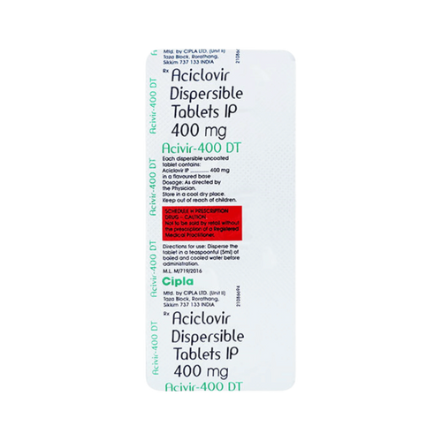 ACIVIR 400 DT TABLET - Animeal
