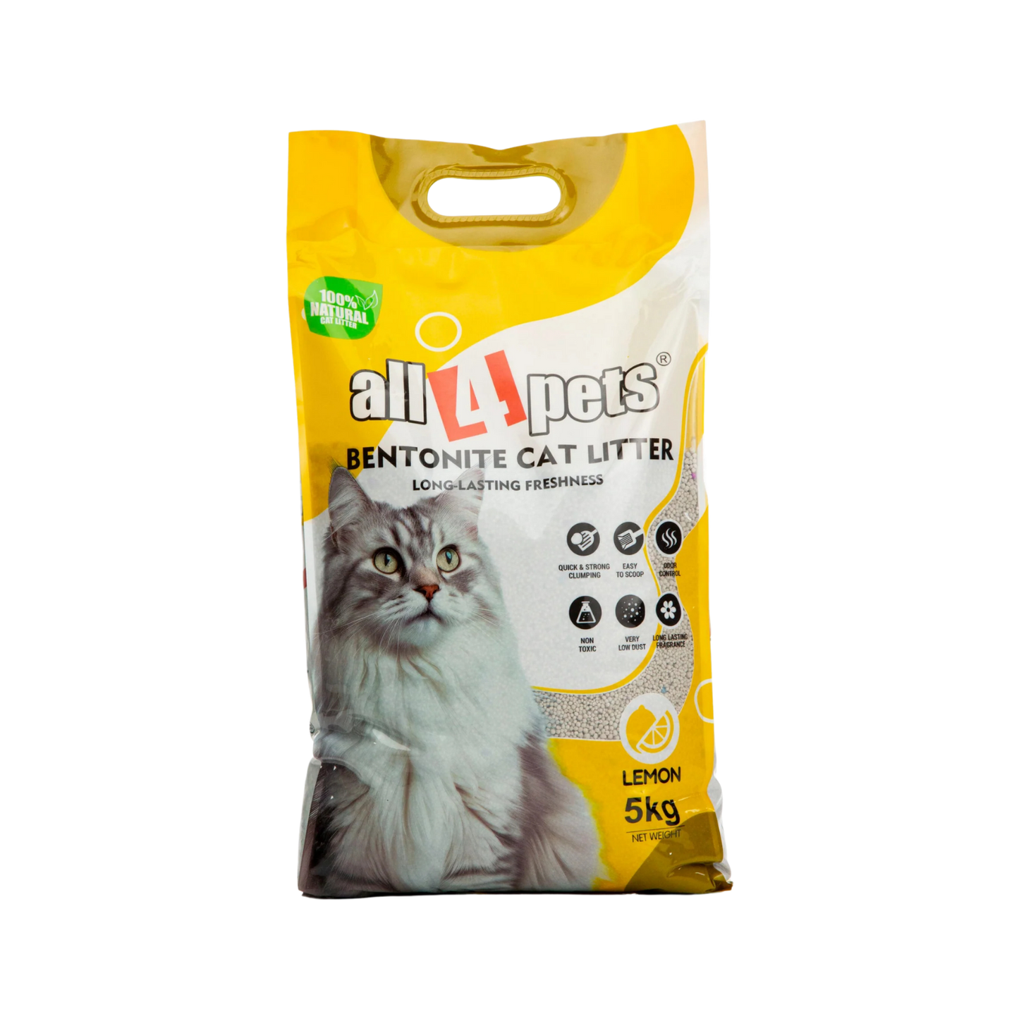 ALL 4 PETS CAT LITTER LEMON - Animeal