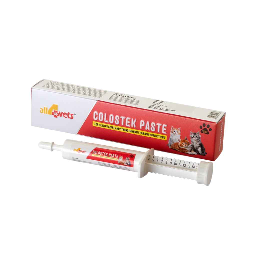 ALL4VETS COLOSTEK COLOSTRUM PASTE FOR NEWBORN KITTENS [15 ML] - Animeal