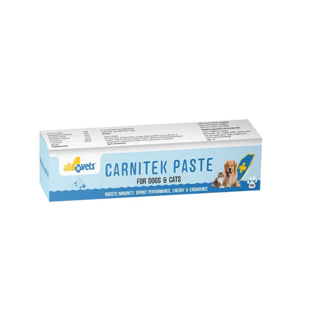 ALL4VETS CARNITEK L-CARNITINE ENERGY PASTE FOR DOGS & CATS [15 ML]