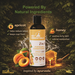 APRICOT AND HONEY FURWASH AND CONDITIONER (200ML) - Animeal