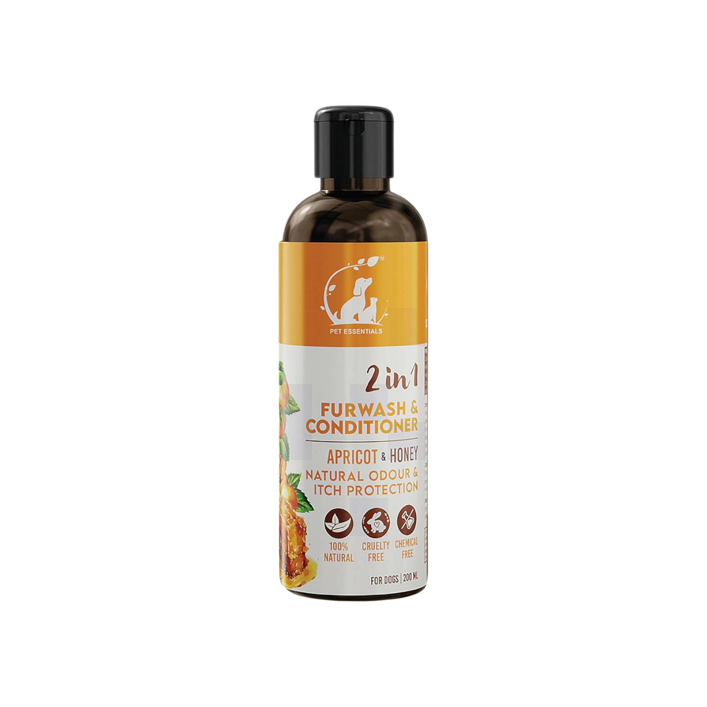 APRICOT AND HONEY FURWASH AND CONDITIONER (200ML) - Animeal