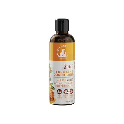 APRICOT AND HONEY FURWASH AND CONDITIONER (200ML) - Animeal