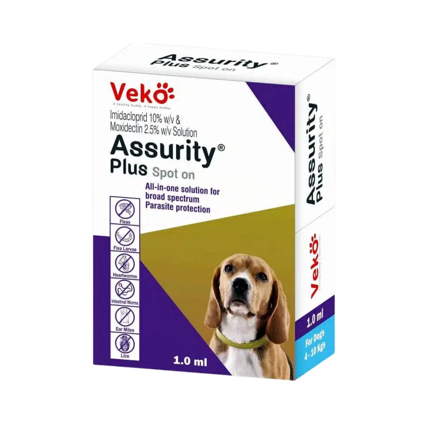 ASSURITY PLUS (4-10KG) DOG SPOT ON - Animeal