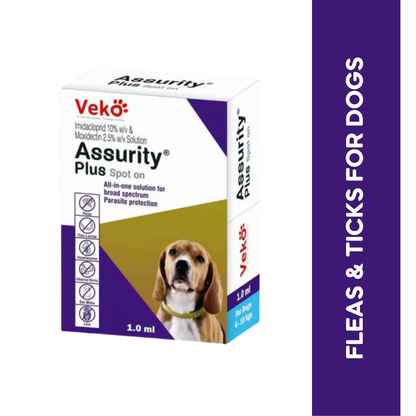 ASSURITY PLUS (4KG TO 10KG) DOG SPOT ON - Animeal