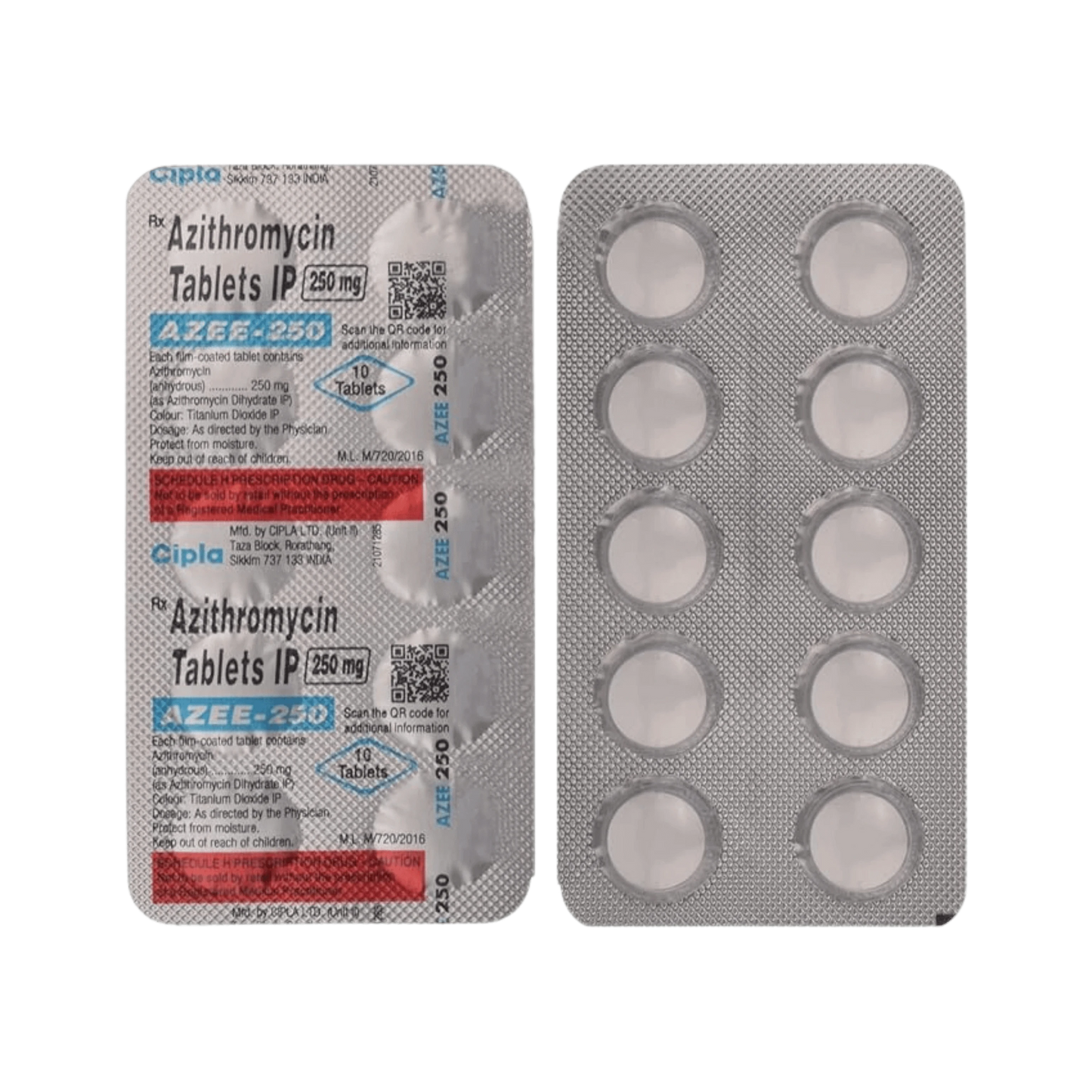 AZEE 250MG TABLET - Animeal