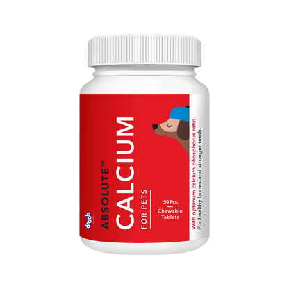 Absolute Calcium Tablet for Dogs | 50 Tablets - Animeal