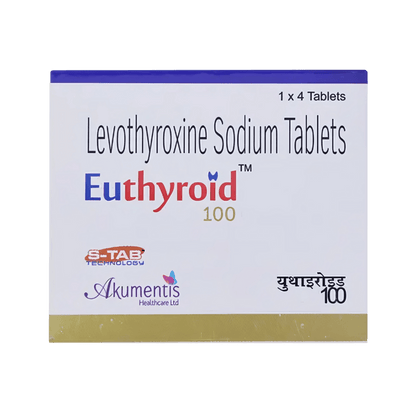 Akums Euthyroid 100 Tablet for Dogs and Cats, 4 Tablets - Animeal