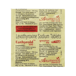 Akums Euthyroid 100 Tablet for Dogs and Cats, 4 Tablets - Animeal