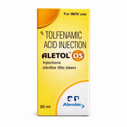 Alembic Aletol DS Tolfenamic Acid Injection, 100ml - Animeal