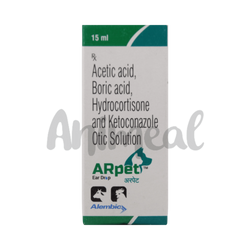 Alembic Arpet Acetic Acid Ear Drops, 15ml - Animeal