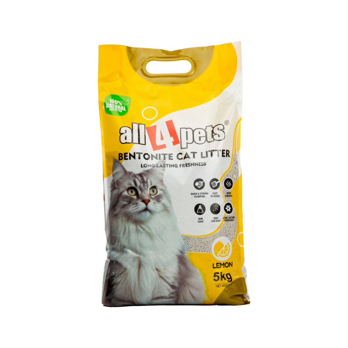 All4pets All 4 Pets Cat Litter Lemon, 5kg - Animeal