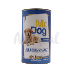 All4pets Mr Chunk With Chicken and Liver Wet Dog Food, 1250g Can - Animeal