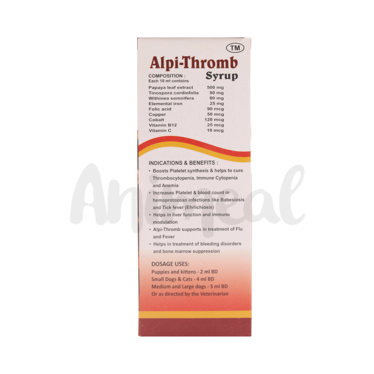 Alpi Thromb Syrup, 200ml - Animeal