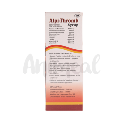 Alpi Thromb Syrup, 200ml - Animeal