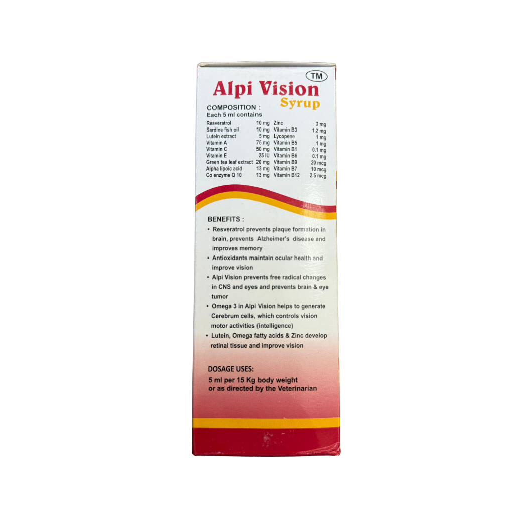 Alpi Vision Syrup 200ml, 200ml - Animeal