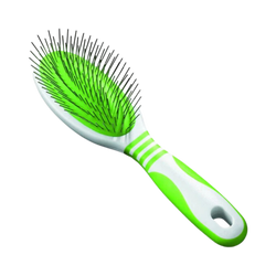 Andis Large Pin Brush Lime Green for Dogs, Large - Animeal