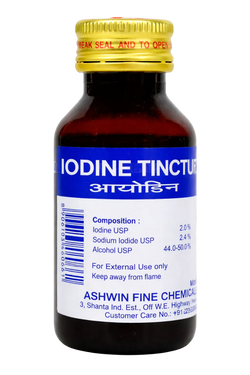 Ashwin Pharma Iodine Tincture Liquid for Dogs and Cats, 100ml - Animeal