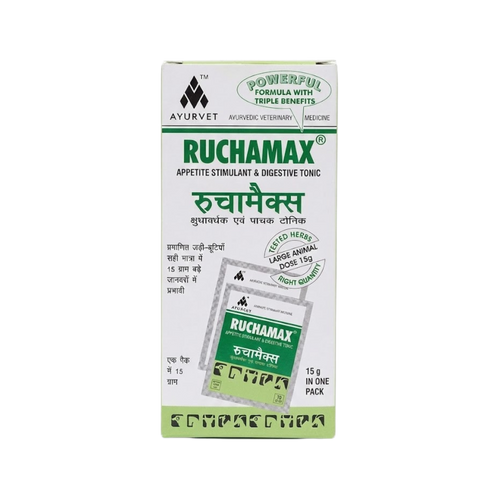 Ayurvet Ruchamax Powder for Farm Animals, 15g - Animeal
