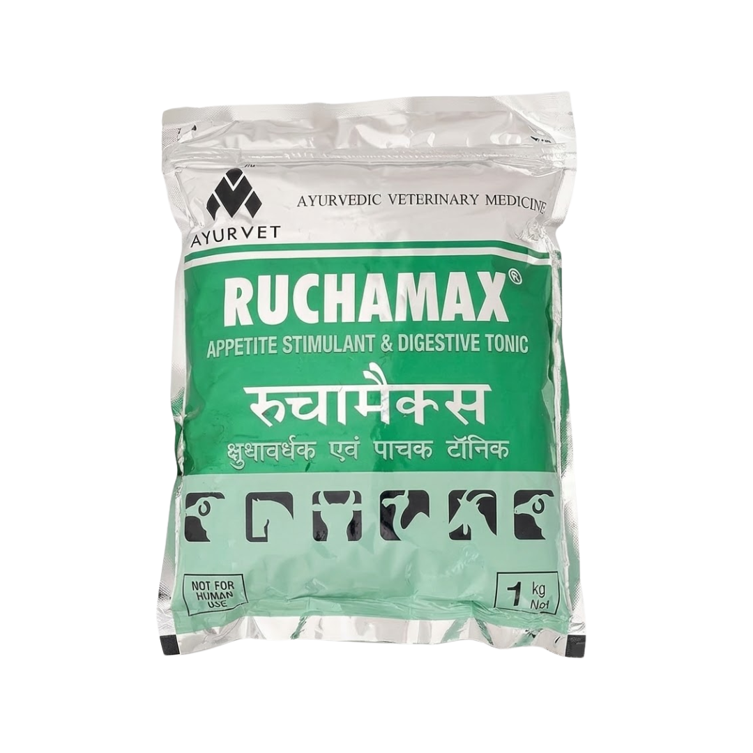 Ayurvet Ruchamax Powder for Farm Animals, 1kg - Animeal
