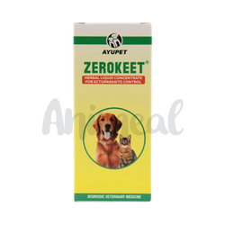 Ayurvet Zerokeet Liquid for Dogs and Cats, 100ml - Animeal