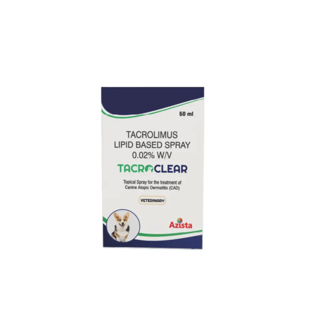 Azista Tacroclear Spray for Dogs and Cats, 50ml - Animeal