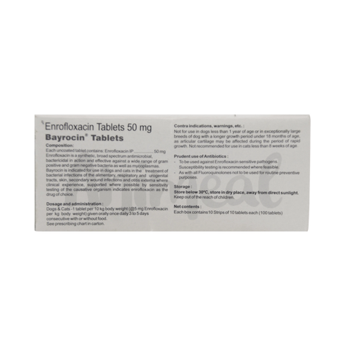 BAYROCIN 50 TABLET - Animeal