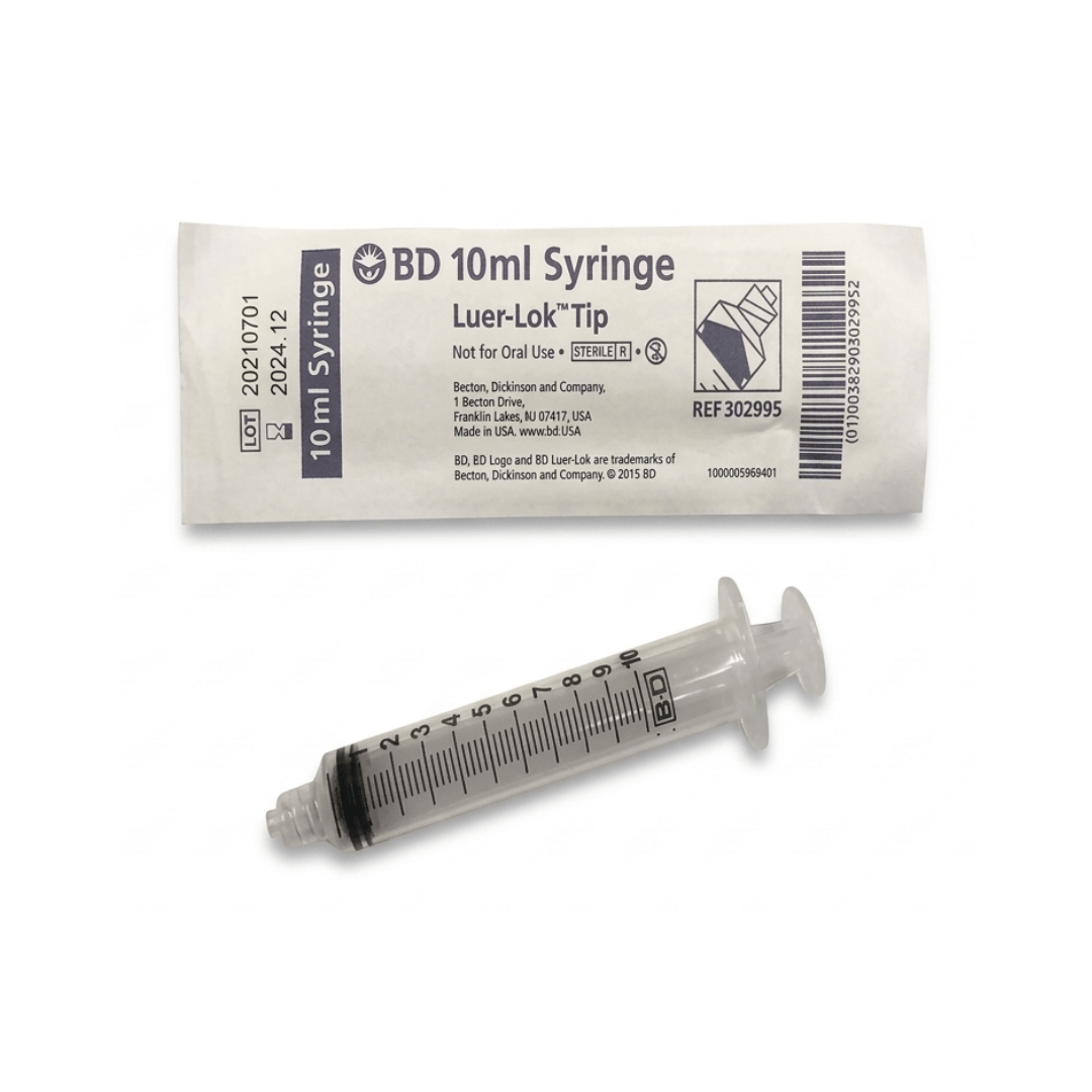 BD Luer Lock Syringe, 10ml - Animeal