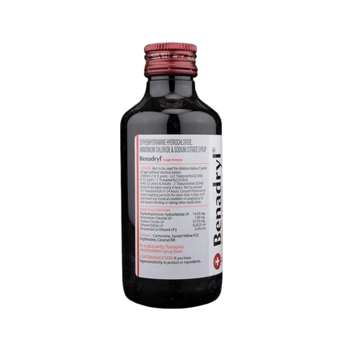 BENADRYL COUGH FOEMULA SYRUP (M) - Animeal