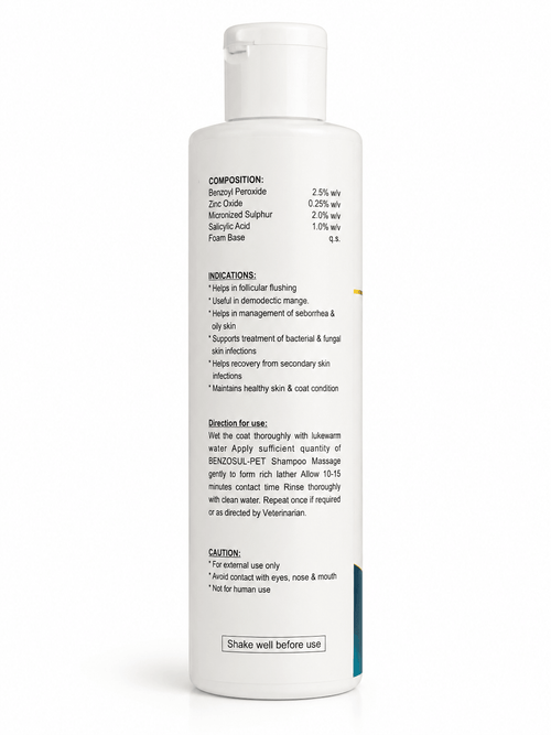 BENZOSUL PET SHAMPOO - Animeal