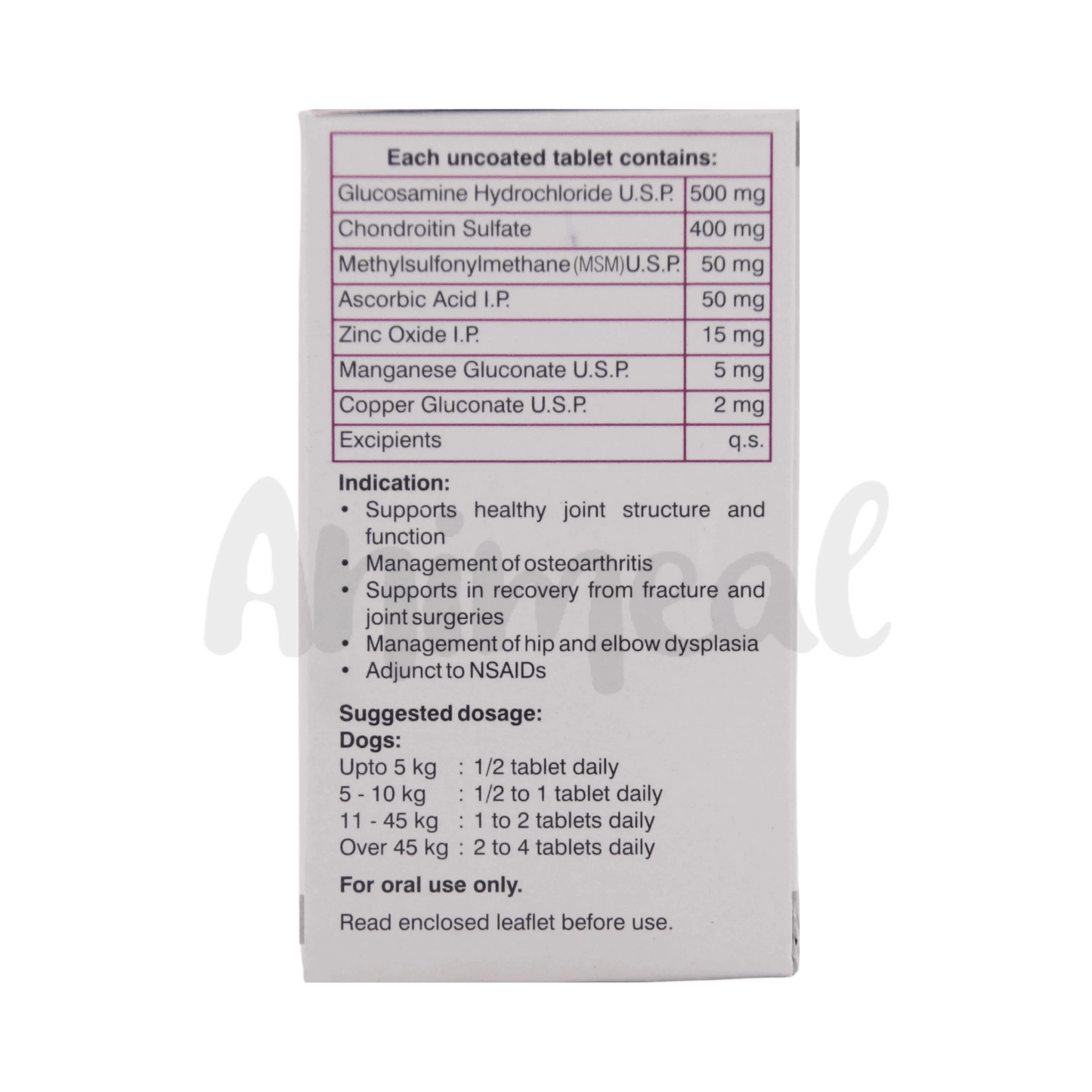 BONHANS TABLET - Animeal