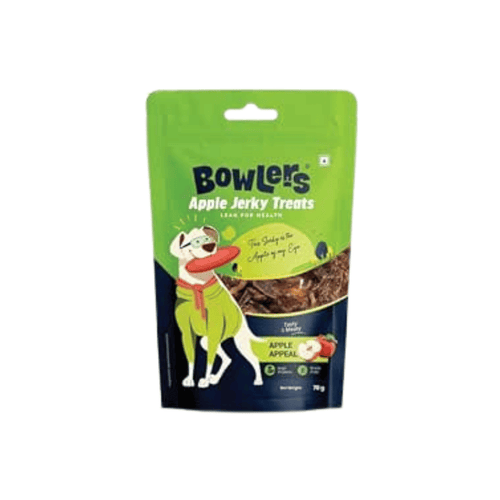 BOWLERS APPLE JERKY TREATS (S) - Animeal