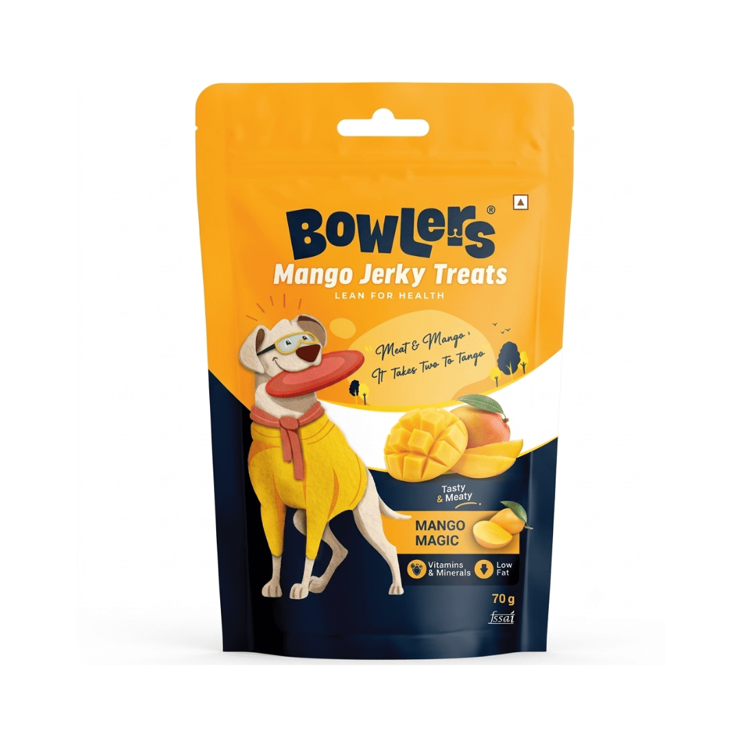 BOWLERS MANGO JERKY TREATS (S) - Animeal