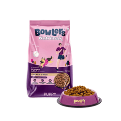 BOWLERS NUTRIMAX PUPPY CHIC & MILK DRY FOOD (XS) - Animeal