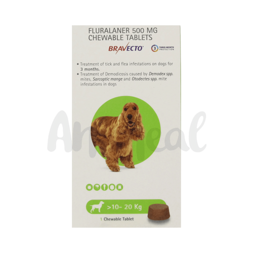 BRAVECTO (10-20KG) DOG TABLET - Animeal