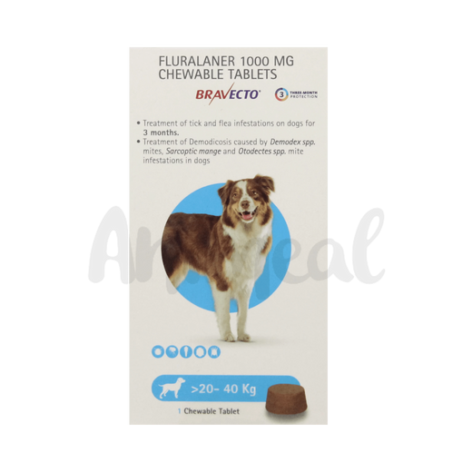 BRAVECTO (20-40KG) DOG TABLET