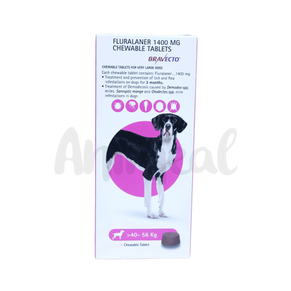 BRAVECTO (40-56KG) DOG TABLET - Animeal