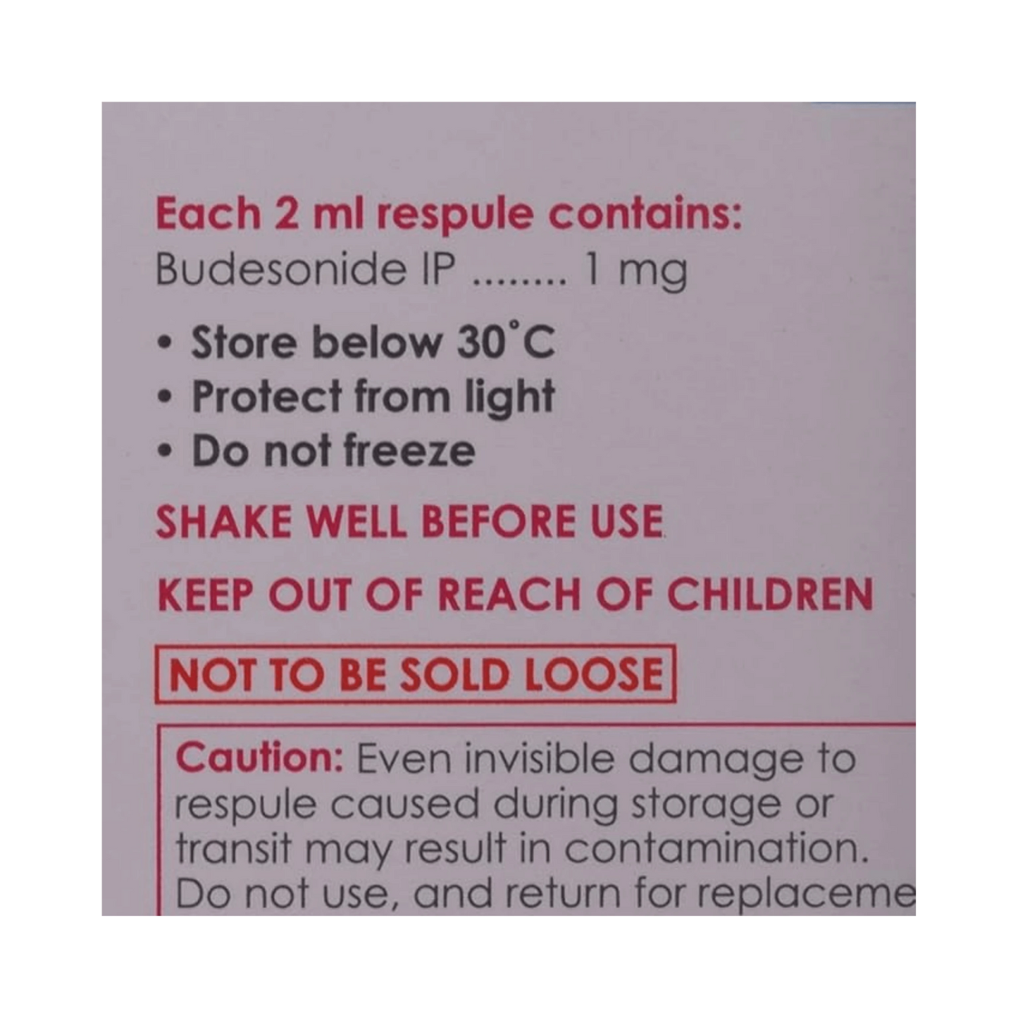 BUDECORT 1MG RESPULES - Animeal