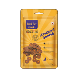 Bark Out Loud Chicken Swirls 100g - Animeal