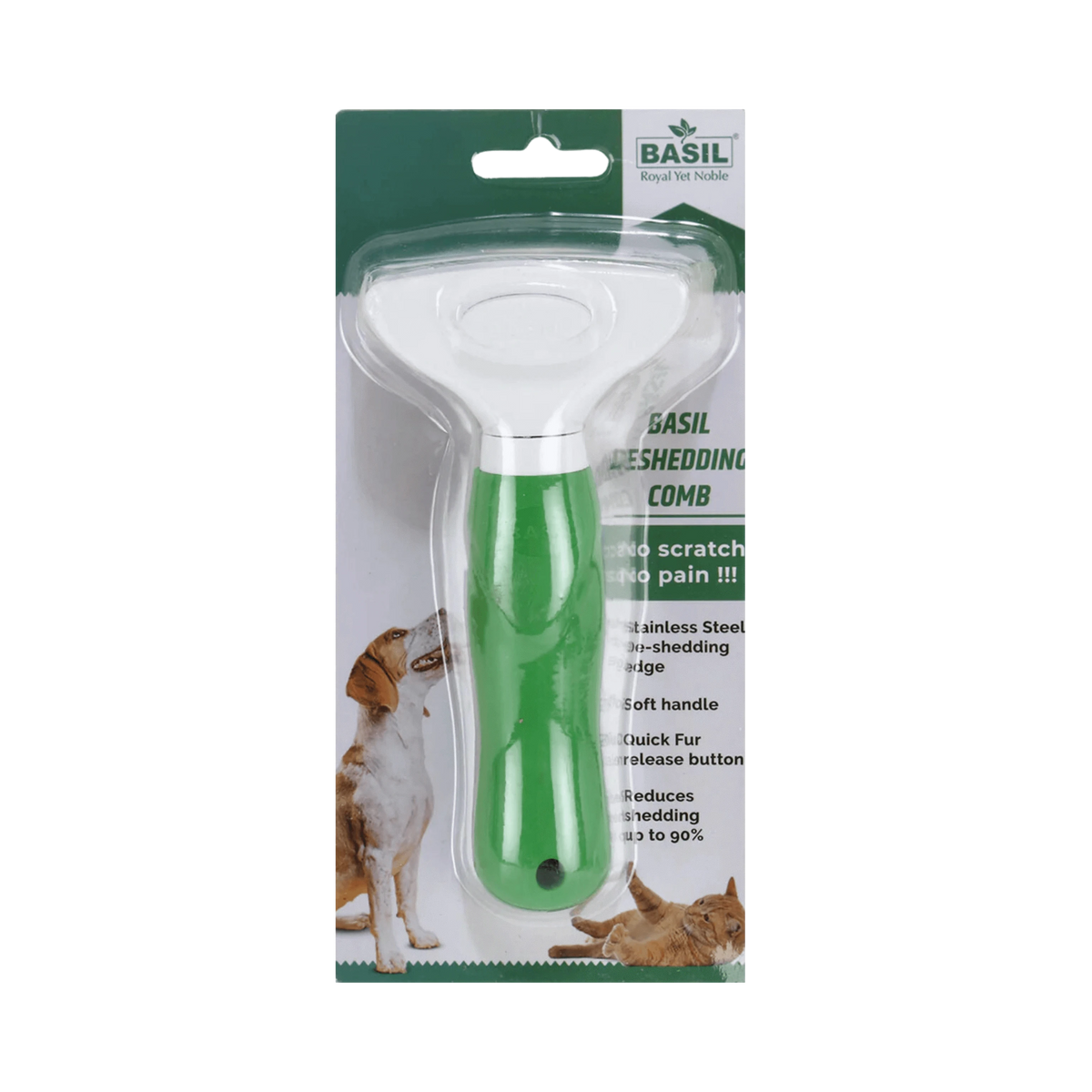Basil De-Shedding Comb for Dogs - Animeal