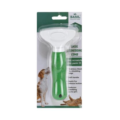 Basil De-Shedding Comb for Dogs - Animeal