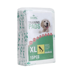 Basil Training Pads (60x90) for Dogs | 15 Pieces - Animeal