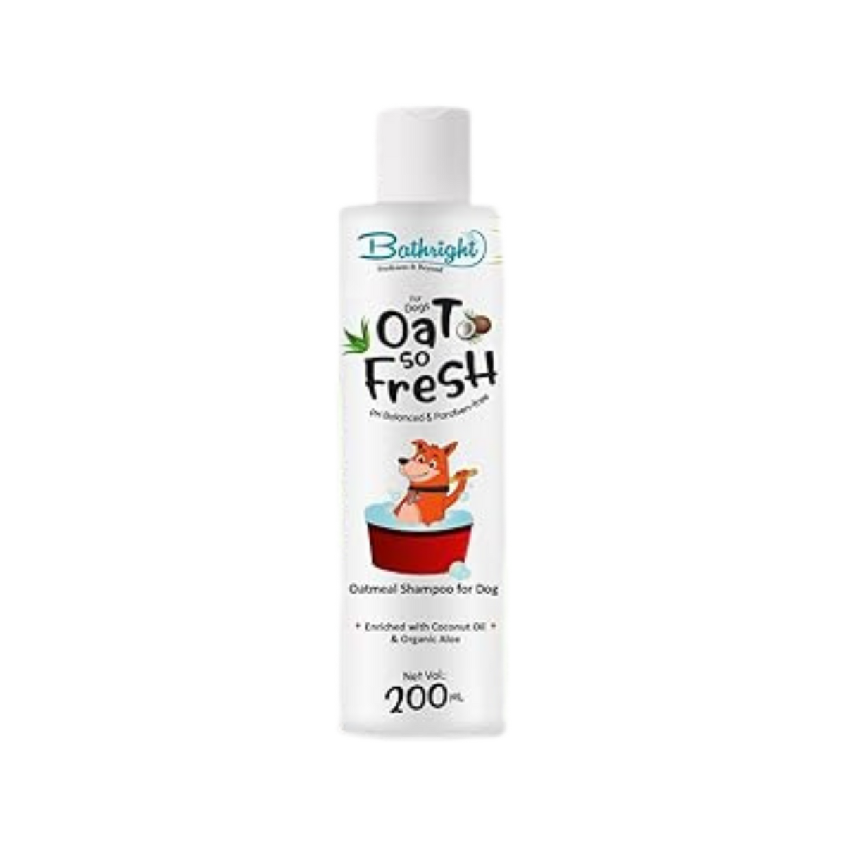 Bathright Oat So Fresh Dog Shampoo, 200ml - Animeal